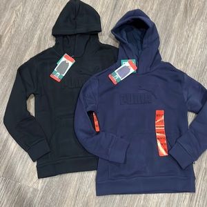 2 NWT Puma Hooded Sweaters M
